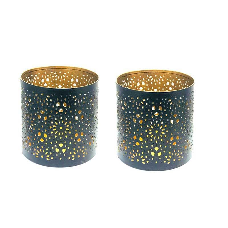 Tea Light Candle Holders - Nakshatra Tealight Candle Holder (Small) - Set Of Two