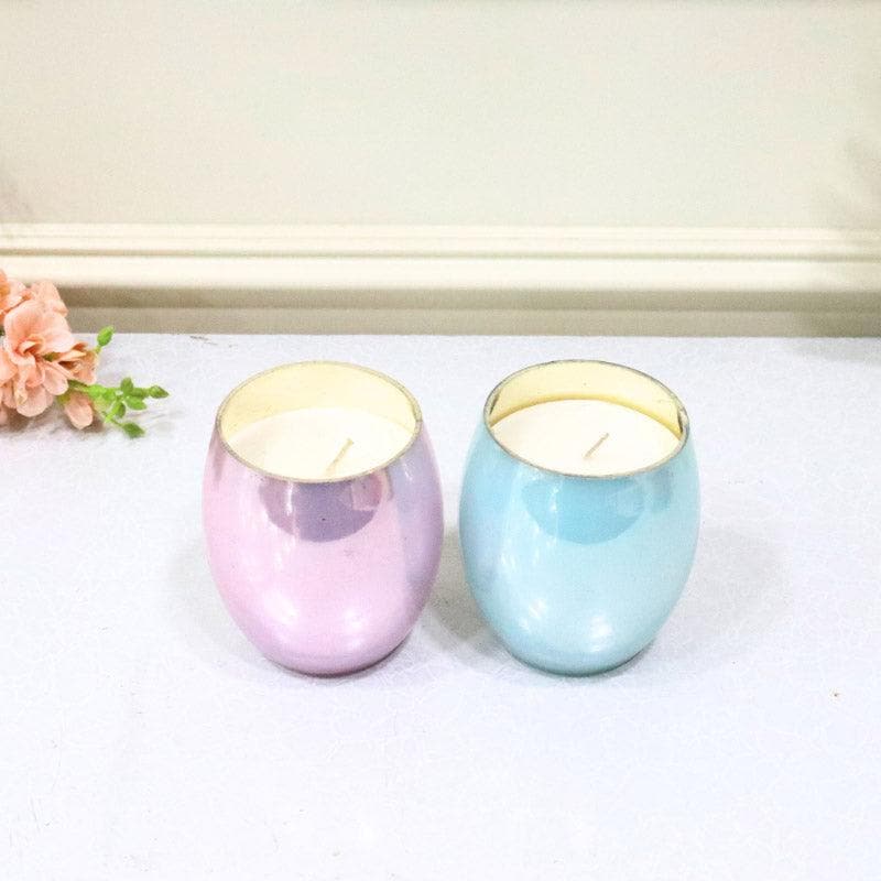 Buy Nami Votive (Purple & Blue) - Set Of Two Candle Holders from Vaaree