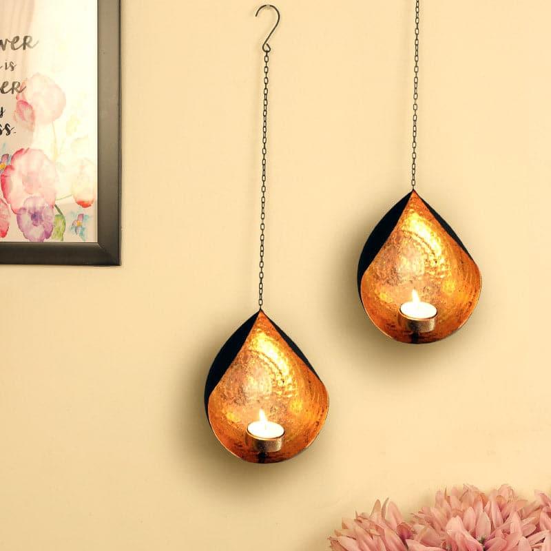 Buy Nivo Hanging Candle Holder - Set Of Two Candle Holders from Vaaree