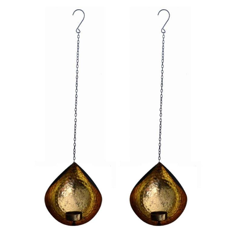 Buy Nivo Hanging Candle Holder - Set Of Two Candle Holders from Vaaree