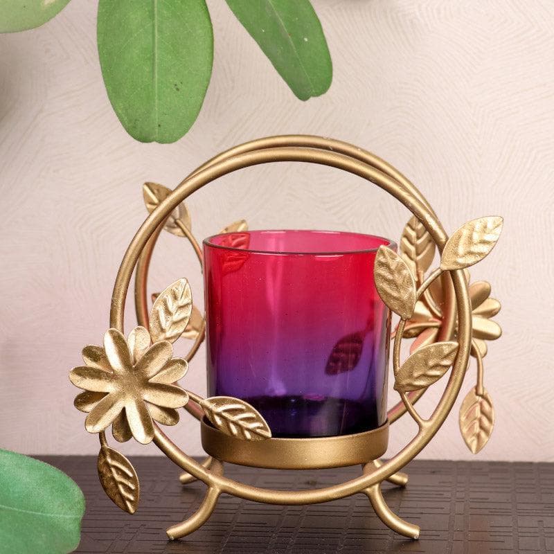 Tea Light Candle Holders - Oakley Floral Spiral Tealight Holder