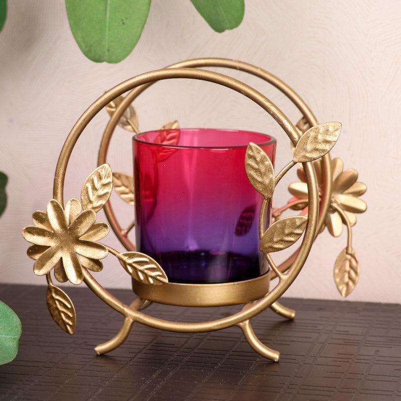 Buy Oakley Floral Spiral Tealight Holder Candle Holders from Vaaree