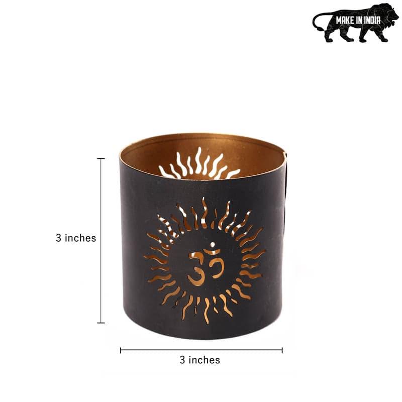 Tea Light Candle Holders - Om Votive Tealight Holder