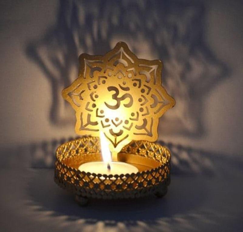 Buy Omkar Tealight Candle Holder Candle Holders from Vaaree