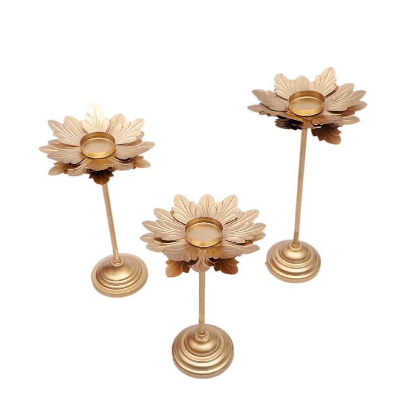 Buy Paraga Tealight Holder - Set Of Three Candle Holders from Vaaree