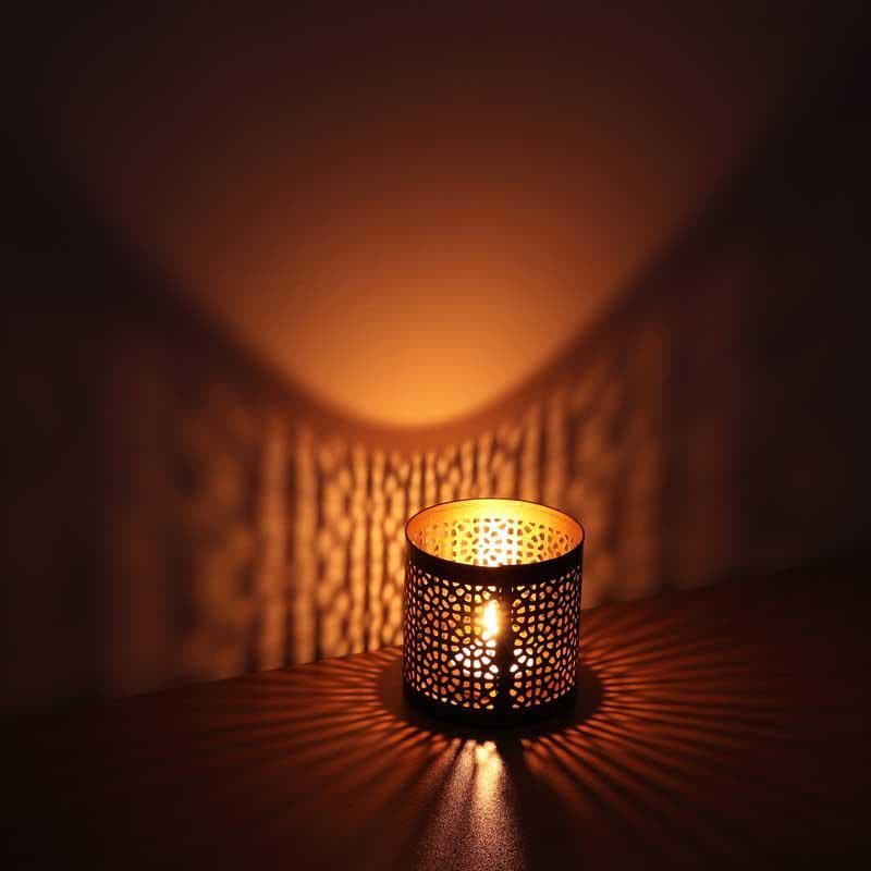 Tea Light Candle Holders - Round Chitrakala Tealight Candle Holder