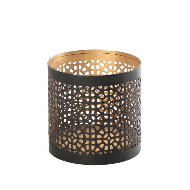 Tea Light Candle Holders - Round Chitrakala Tealight Candle Holder - Set Of Two