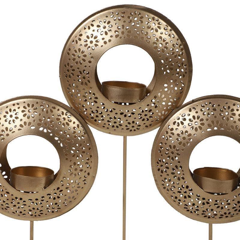 Buy Round Whisp Tealight Candle Holder Candle Holders from Vaaree