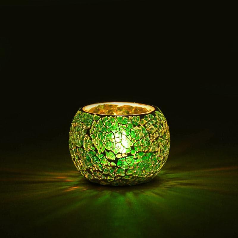 Buy Sabaa Mosaic Tealight Candle Holder - Green Candle Holders from Vaaree