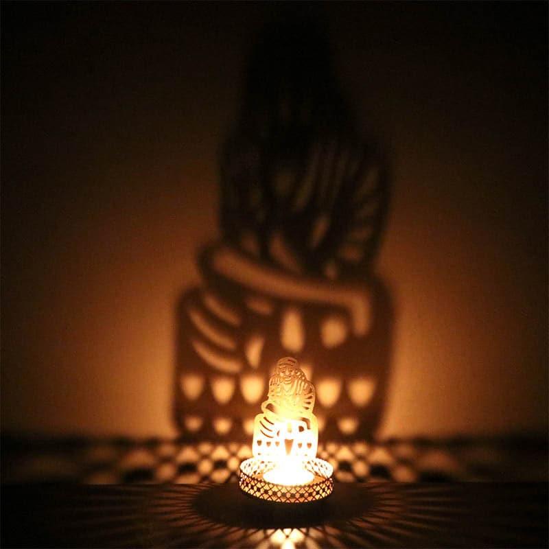 Buy Sai Baba Shadow Tealight Holder Candle Holders from Vaaree