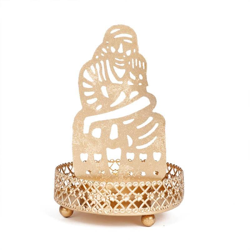 Buy Sai Baba Shadow Tealight Holder Candle Holders from Vaaree