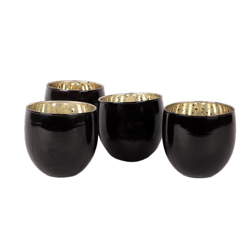 Buy Secura Tealight Candle Holder (Black) - Set Of Four Candle Holders from Vaaree