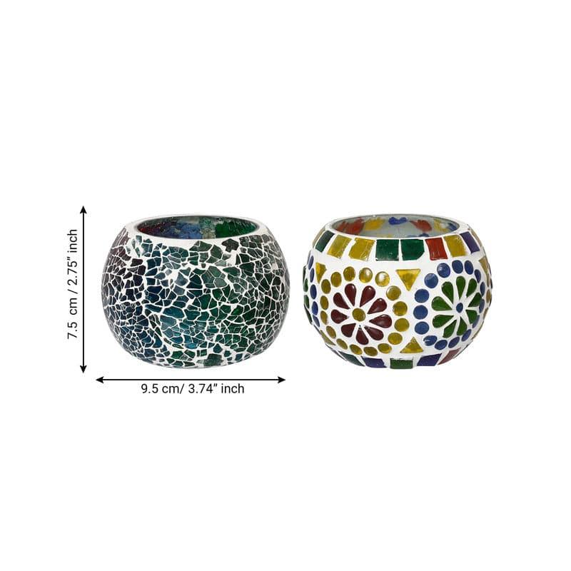 Buy Shraavana Tealight Candle Holder - Set Of Two Candle Holders from Vaaree