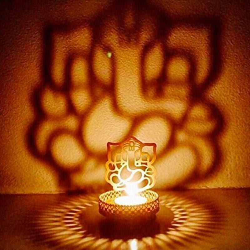 Buy Shri Ganesha Tealight Candle Holder Candle Holders from Vaaree