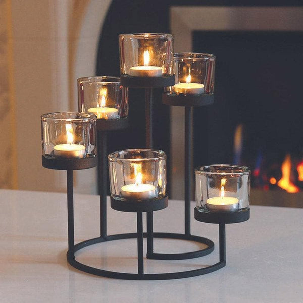 Buy Tea Light Candle Holders - Spiral Space Tealight Candle Holder at Vaaree online