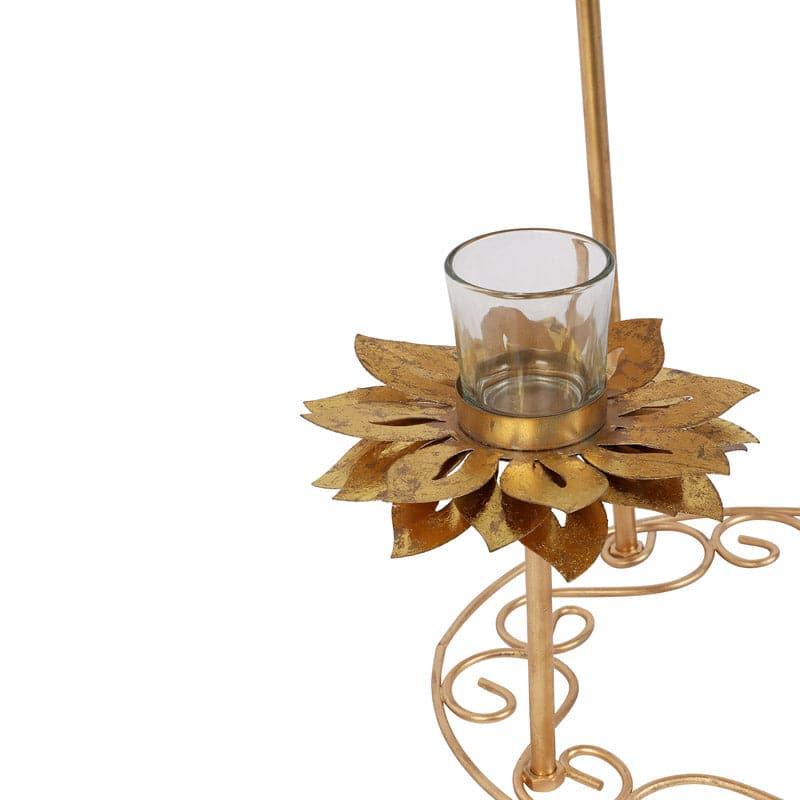 Buy Sunflower Bloom Tealight Candle Holder Candle Holders from Vaaree