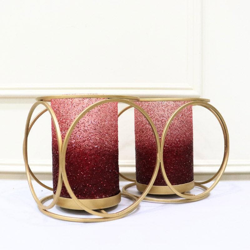 Buy Suzette Double Votive - Pink Candle Holders from Vaaree