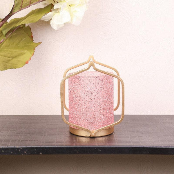 Buy Suzette Votive - Baby Pink Candle Holders from Vaaree