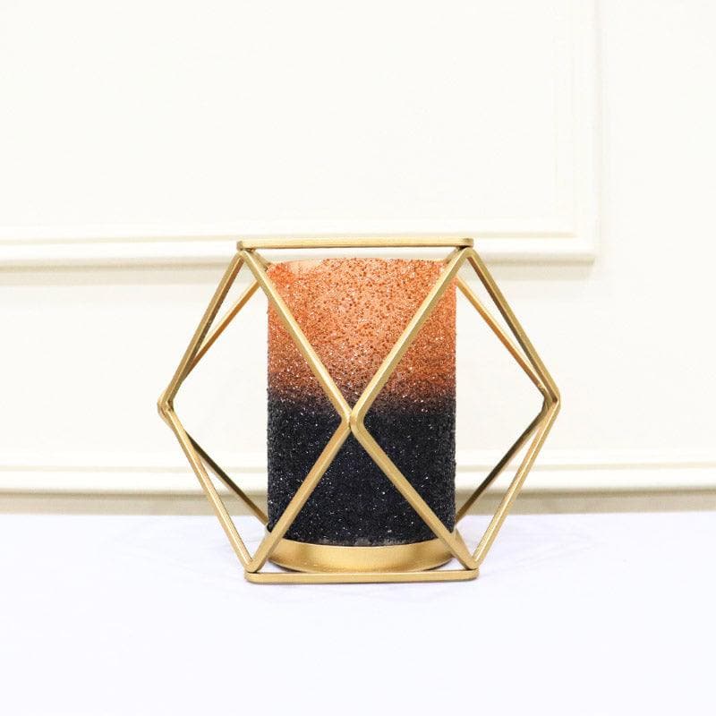 Buy Suzette Votive - Orange Candle Holders from Vaaree