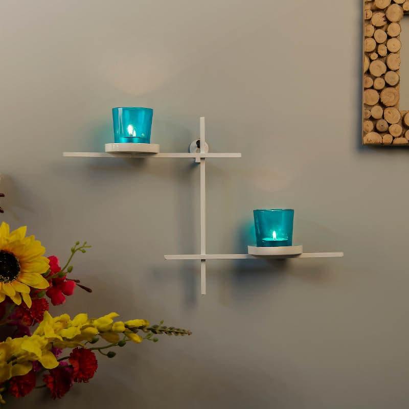 Buy Terra Luminaire Votive Duo (Turquoise) - Set Of Two Candle Holders from Vaaree