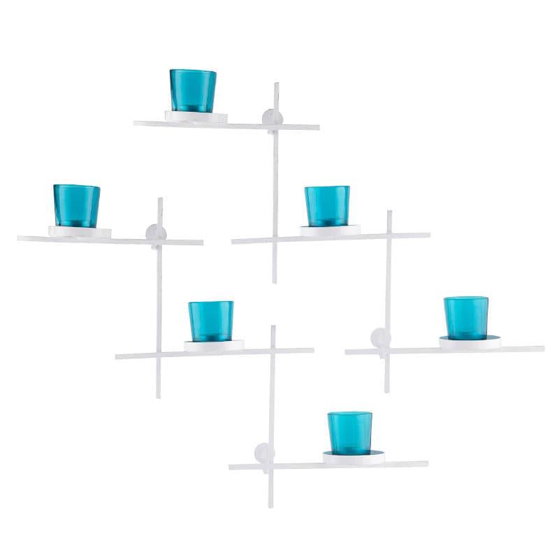 Buy Terra Luminaire Votive Trio (Teal) - Set Of Two Candle Holders from Vaaree