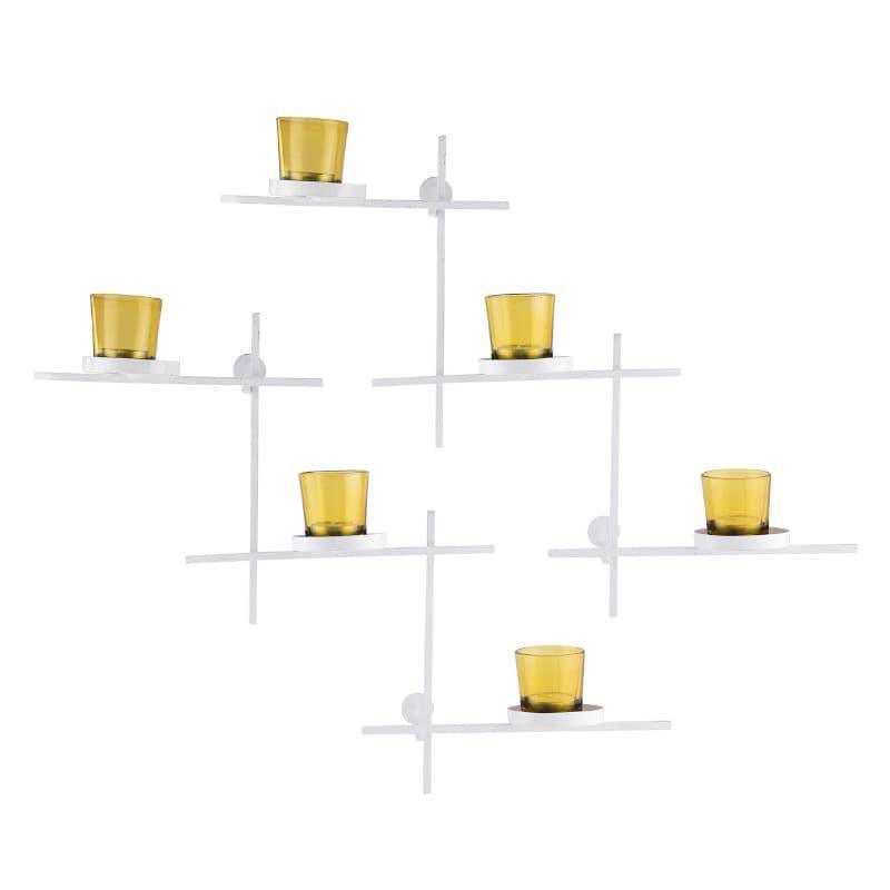 Buy Terra Luminaire Votive Trio (Yellow) - Set Of Two Candle Holders from Vaaree