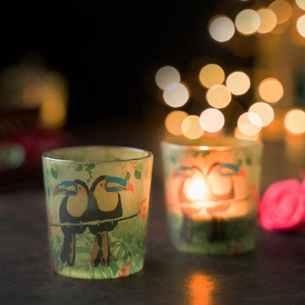 Buy Toucan Candle Votive - Set Of Two Candle Holders from Vaaree