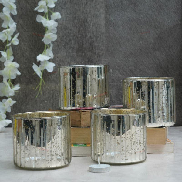 Buy Trillo Tealight Candle Holder - Set Of Four Candle Holders from Vaaree