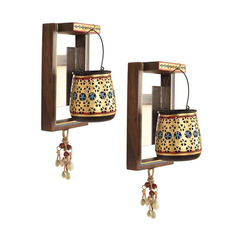 Buy Troba Tealight Candle Holder - Set Of Two Candle Holders from Vaaree