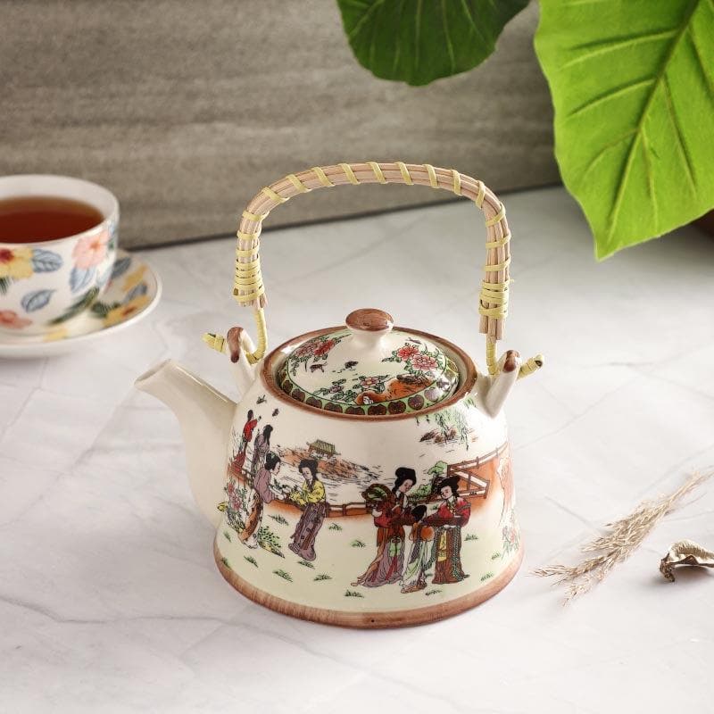 Buy Ancient Chinoserie Kettle Tea Pot from Vaaree