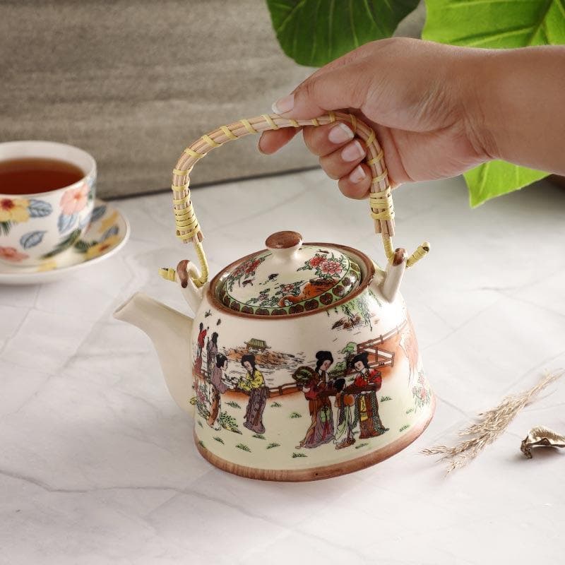 Buy Ancient Chinoserie Kettle Tea Pot from Vaaree