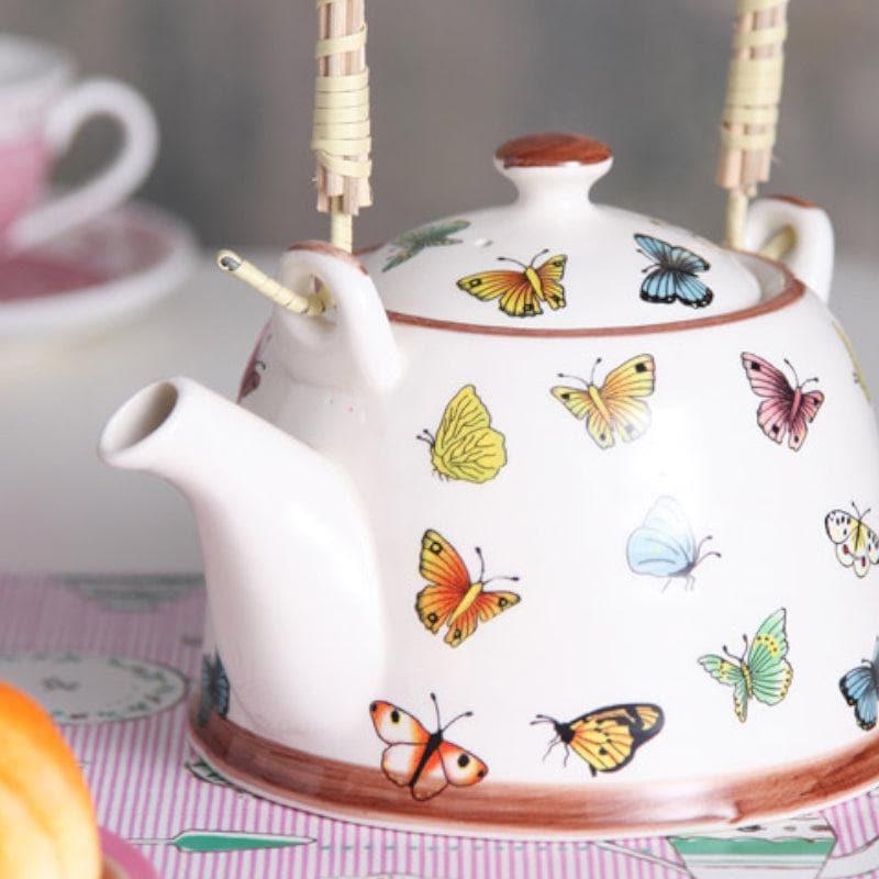 Buy Butterfly Charm Kettle Tea Pot from Vaaree