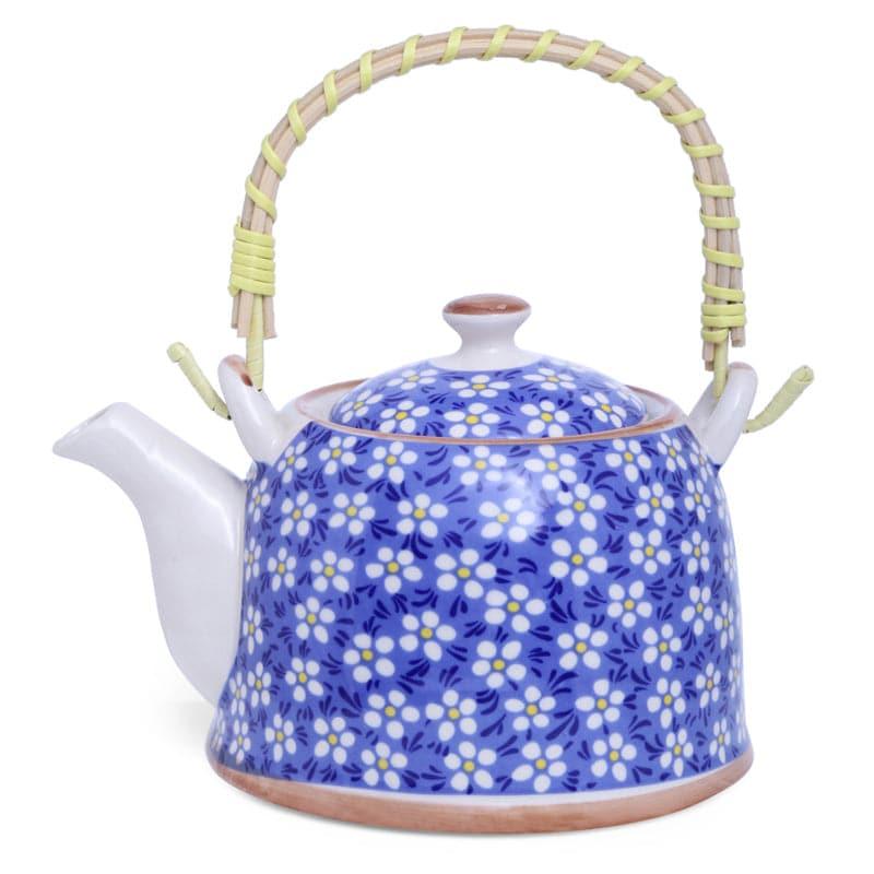 Buy Ibis Floral Teapot - Blue Tea Pot from Vaaree