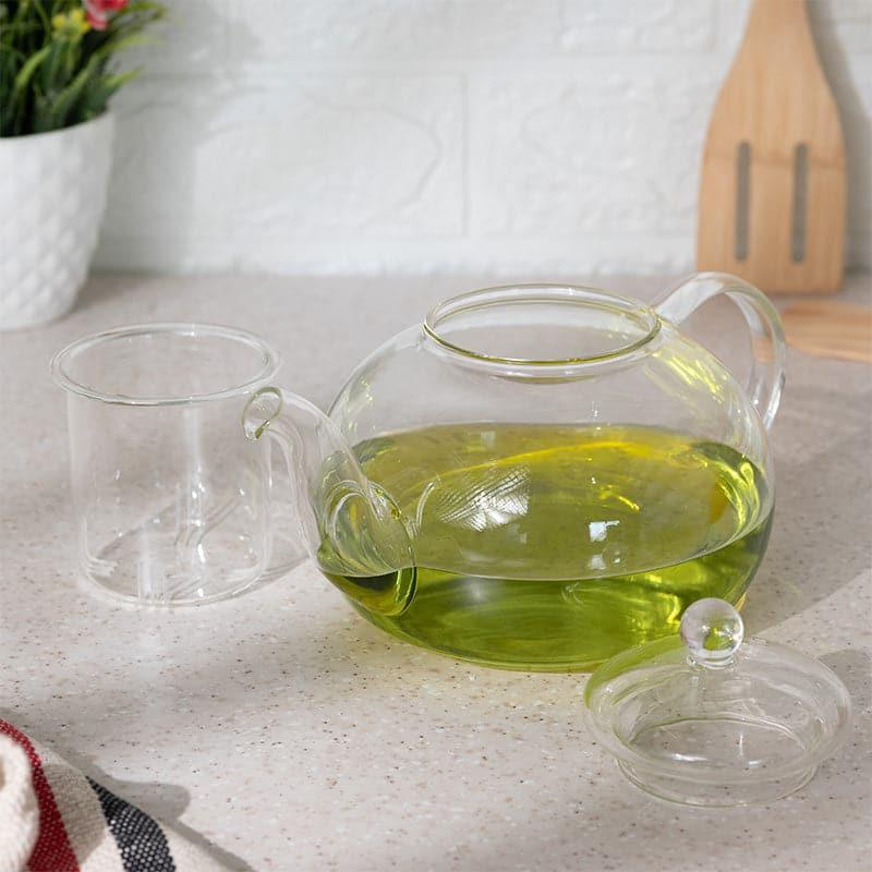 Buy Morca Glass Tea Pot - 1000 ML Tea Pot from Vaaree