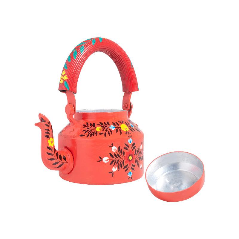 Buy Brew Serve Handpainted Tea Set (Peach) - Seven Piece Set Tea Sets & Tea Pots from Vaaree