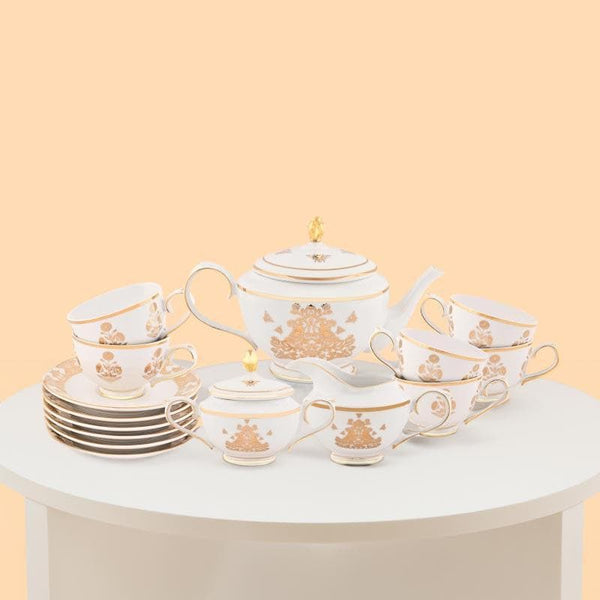 Buy Celeste Tea Set - 17 Pieces Tea Sets & Tea Pots from Vaaree