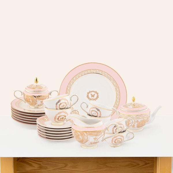 Buy Fiona Glaze Tea Set - 24 Pieces Tea Sets & Tea Pots from Vaaree