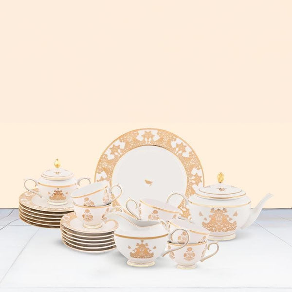 Buy Plume Blush Tea Set - 24 Pieces Tea Sets & Tea Pots from Vaaree