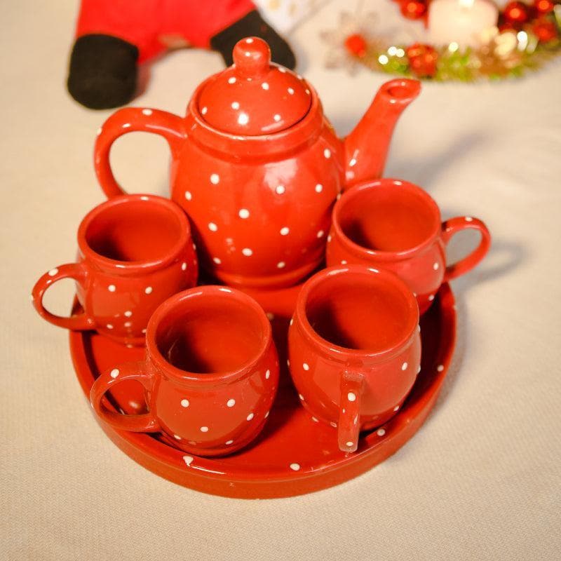 Tea Sets & Tea Pots - Polka Club Cup - Set Of Eight