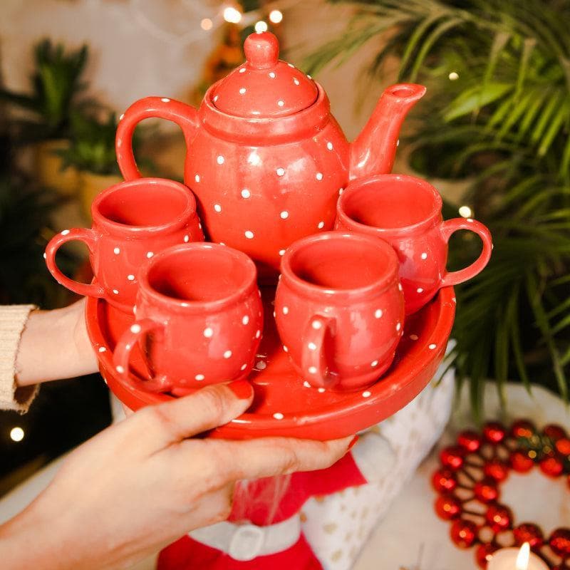 Tea Sets & Tea Pots - Polka Club Cup - Set Of Eight