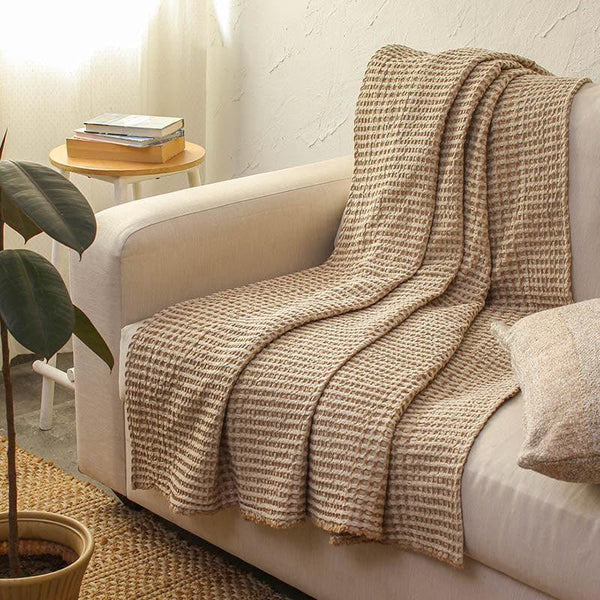 Buy Karakoram Throw - Natural & Beige Throws from Vaaree