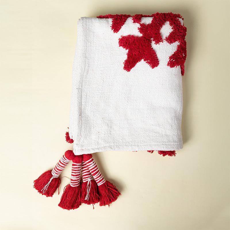 Buy Frosty Snowflake Throw Throws from Vaaree