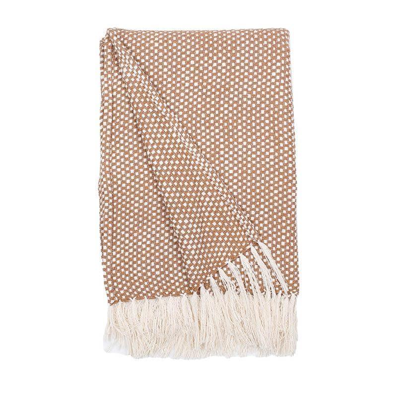 Buy Vindhya Throw - Brown Throws from Vaaree