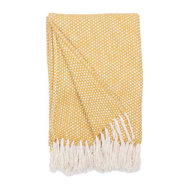 Buy Vindhya Throw - Yellow Throws from Vaaree