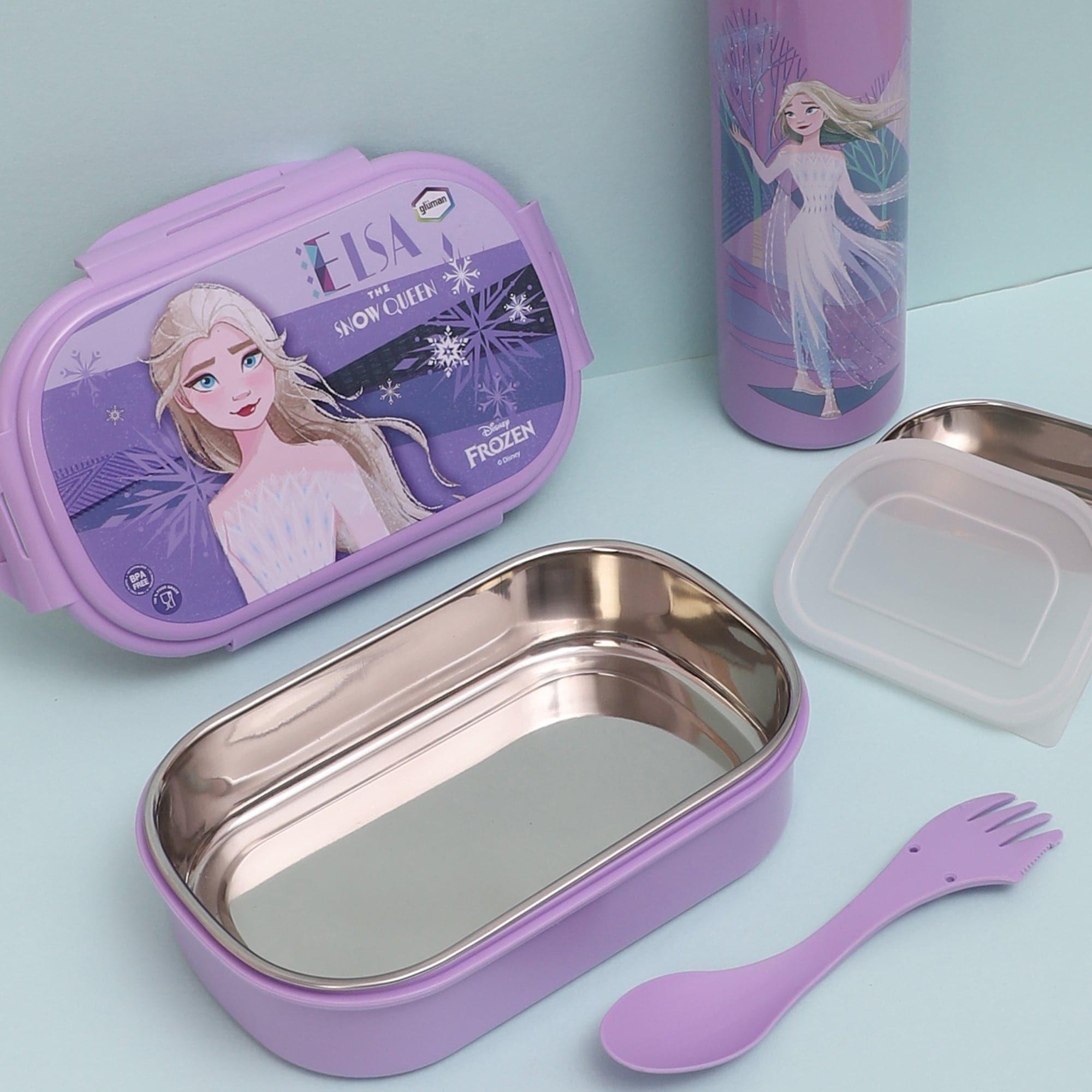 Buy Belle Frozen Lunch Box 700 ML With 600 ML Water Bottle - Two Piece Set - Two Piece Set Tiffins & Lunch Box from Vaaree