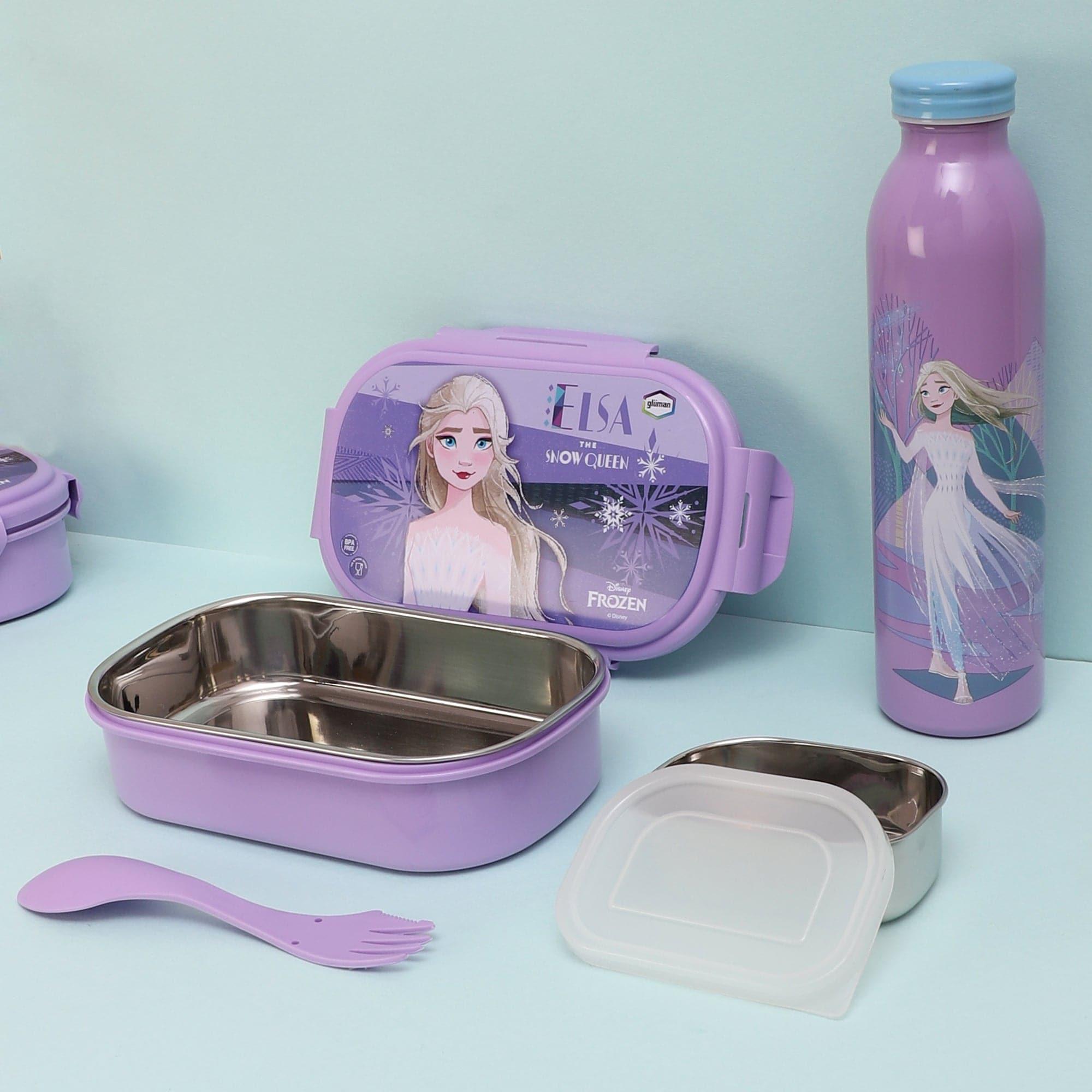 Buy Belle Frozen Lunch Box 700 ML With 600 ML Water Bottle - Two Piece Set - Two Piece Set Tiffins & Lunch Box from Vaaree