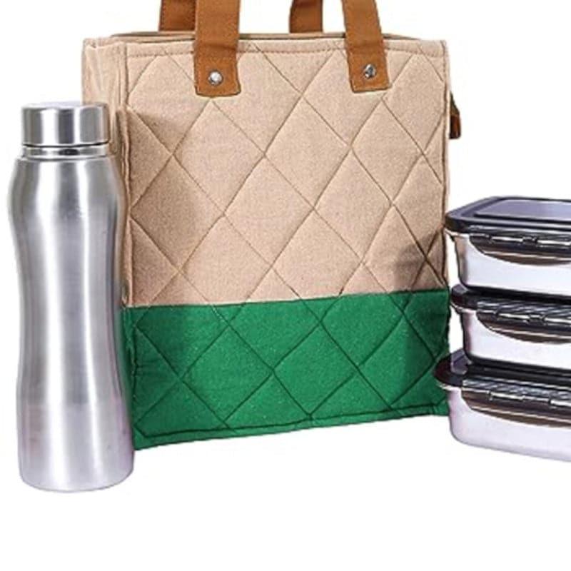 Tiffin Box & Storage Box - Bento Bundle Lunch Combo (Green) - Set Of Five