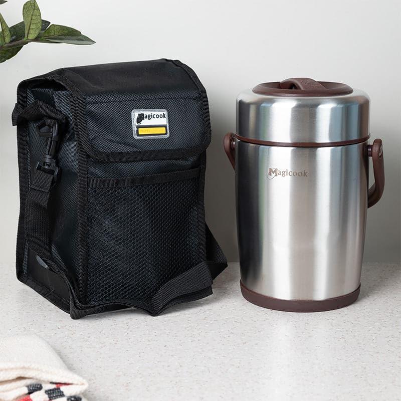 Buy Cassa Insulated Lunch Box (Steel Brown) - 2500 ML Tiffin Box & Storage Box from Vaaree