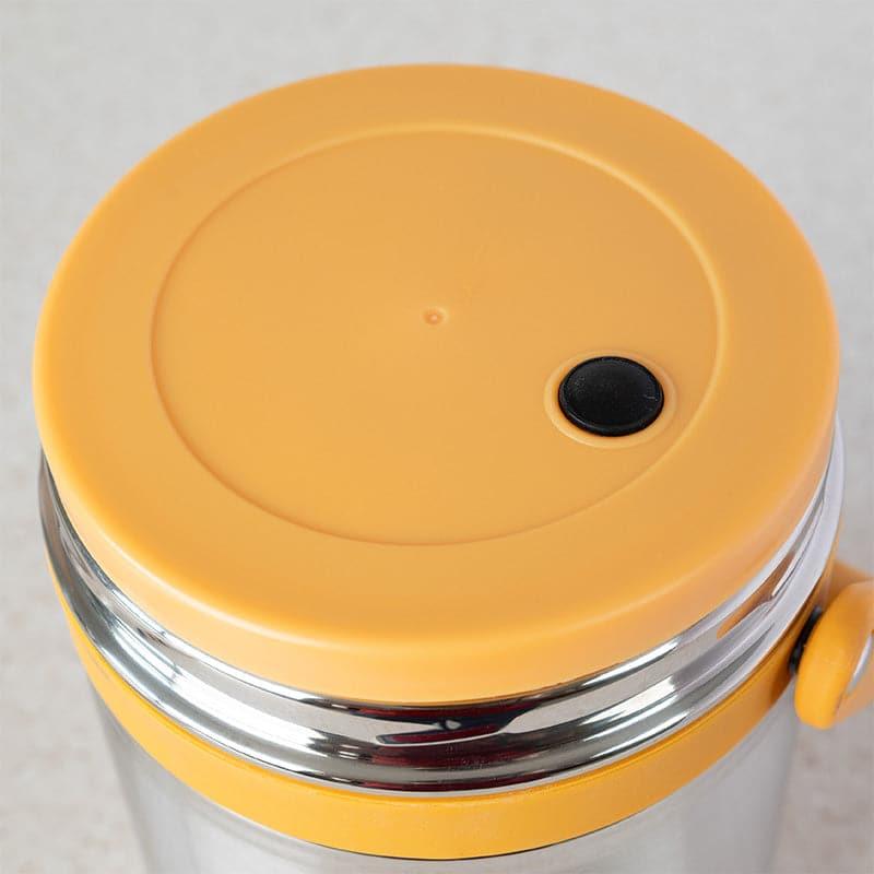 Tiffin Box & Storage Box - Cassa Insulated Lunch Box (Yellow) - 2500 ML