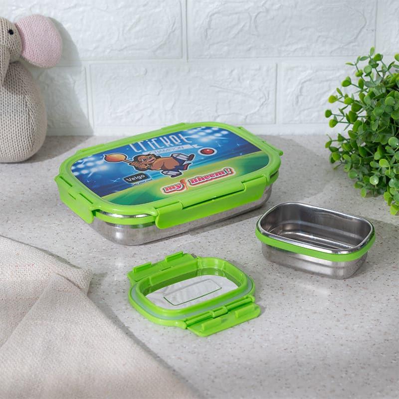 Buy Cricket Wicket Green Lunch Box (950/180 ML) - Two Piece Set Tiffin Box & Storage Box from Vaaree